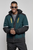 Оптом Горнолыжный костюм мужской зимний темно-зеленого цвета 6308TZ, фото 6