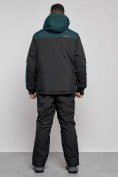 Оптом Горнолыжный костюм мужской зимний черного цвета 6309Ch в Ижевск, фото 4