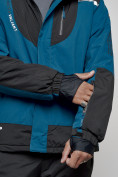 Оптом Горнолыжный костюм мужской зимний синего цвета 6309S в Сочи, фото 10