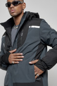 Оптом Горнолыжный костюм мужской зимний темно-серого цвета 6309TC, фото 10