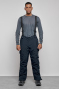 Оптом Горнолыжный костюм мужской зимний темно-синего цвета 6313TS, фото 15