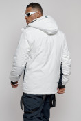 Оптом Горнолыжный костюм мужской зимний белого цвета 6317Bl в Оренбурге, фото 10