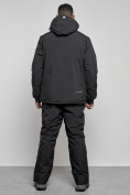 Оптом Горнолыжный костюм мужской зимний черного цвета 6317Ch в Уфе, фото 4