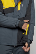 Оптом Горнолыжный костюм мужской зимний темно-серого цвета 6317TC в Сочи, фото 9