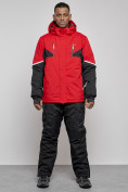 Оптом Горнолыжный костюм мужской зимний красного цвета 6319Kr в Перми