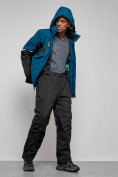Оптом Горнолыжный костюм мужской зимний синего цвета 6319S, фото 22