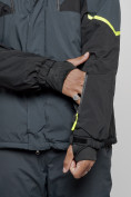 Оптом Горнолыжный костюм мужской зимний темно-серого цвета 6319TC, фото 10
