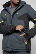 Оптом Горнолыжный костюм мужской зимний темно-серого цвета 6319TC, фото 11