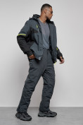 Оптом Горнолыжный костюм мужской зимний темно-серого цвета 6319TC, фото 19