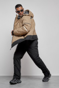 Оптом Горнолыжный костюм мужской зимний бежевого цвета 6320B в Сочи, фото 16
