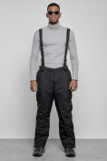 Оптом Горнолыжный костюм мужской зимний черного цвета 6320Ch, фото 16