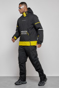Оптом Горнолыжный костюм мужской зимний черного цвета 6320Ch в Оренбурге, фото 2