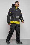 Оптом Горнолыжный костюм мужской зимний черного цвета 6320Ch в Перми, фото 3