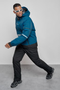 Оптом Горнолыжный костюм мужской зимний синего цвета 6320S в Сочи, фото 17
