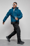 Оптом Горнолыжный костюм мужской зимний синего цвета 6320S в Казани, фото 19