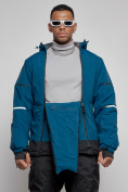 Оптом Горнолыжный костюм мужской зимний синего цвета 6320S в Уфе, фото 8