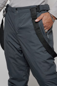 Оптом Горнолыжный костюм мужской зимний темно-серого цвета 6320TC, фото 19