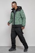 Оптом Горнолыжный костюм мужской зимний цвета хаки 6321Kh в Самаре, фото 2