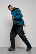 Оптом Горнолыжный костюм мужской зимний синего цвета 6321S в Воронеже, фото 23