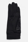 Оптом Спортивные перчатки демисезонные женские черного цвета 644Ch в Казани, фото 5