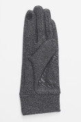 Оптом Спортивные перчатки демисезонные женские серого цвета 644Sr в Казани, фото 5