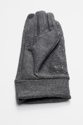 Оптом Спортивные перчатки демисезонные женские серого цвета 644Sr в Казани, фото 6