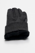 Оптом Спортивные перчатки демисезонные женские темно-серого цвета 644TC, фото 7