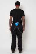 Оптом Полукомбинезон брюки горнолыжные мужские черного цвета 66211Ch в Екатеринбурге, фото 16