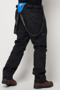 Оптом Полукомбинезон брюки горнолыжные мужские темно-серого цвета 66211TC в Казани, фото 18