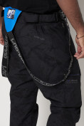 Оптом Полукомбинезон брюки горнолыжные мужские темно-серого цвета 66211TC в Казани, фото 19