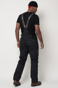 Оптом Полукомбинезон брюки горнолыжные мужские темно-серого цвета 66211TC в Казани, фото 5