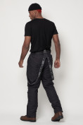 Оптом Полукомбинезон брюки горнолыжные мужские темно-серого цвета 662123TC в Казани, фото 10