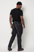 Оптом Полукомбинезон брюки горнолыжные мужские темно-серого цвета 662123TC в Екатеринбурге, фото 11