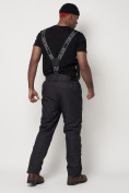 Оптом Полукомбинезон брюки горнолыжные мужские темно-серого цвета 662123TC в Казани, фото 4