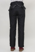 Оптом Полукомбинезон брюки горнолыжные женские черного цвета 66215Ch в Казани, фото 9