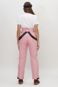 Оптом Полукомбинезон брюки горнолыжные женские розового цвета 66215R в Екатеринбурге, фото 10