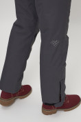 Оптом Полукомбинезон брюки горнолыжные женские темно-серого цвета 66215TC в Казани, фото 12