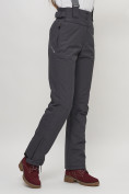 Оптом Полукомбинезон брюки горнолыжные женские темно-серого цвета 66215TC в Екатеринбурге, фото 8