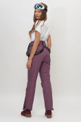 Оптом Полукомбинезон брюки горнолыжные женские темно-фиолетового цвета 66215TF в Екатеринбурге, фото 8