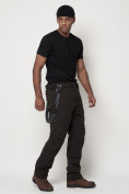 Оптом Полукомбинезон брюки горнолыжные мужские темно-серого цвета 6621TC в Екатеринбурге, фото 11