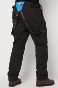 Оптом Полукомбинезон брюки горнолыжные мужские темно-серого цвета 6621TC в Екатеринбурге, фото 18