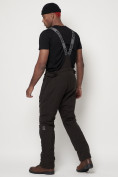 Оптом Полукомбинезон брюки горнолыжные мужские темно-серого цвета 6621TC в Екатеринбурге, фото 5