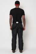 Оптом Полукомбинезон брюки горнолыжные мужские черного цвета 66414Ch в Казани, фото 5