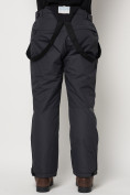 Оптом Полукомбинезон брюки горнолыжные мужские темно-серого цвета 66414TC в Екатеринбурге, фото 13