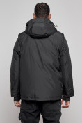 Оптом Куртка - жилетка трансформер с подогревом 2 в 1 мужская зимняя черного цвета 6668Ch в Екатеринбурге, фото 28