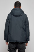 Оптом Куртка - жилетка трансформер с подогревом 2 в 1 мужская зимняя темно-синего цвета 6668TS в Екатеринбурге, фото 8