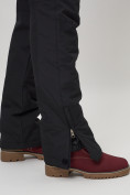 Оптом Полукомбинезон брюки горнолыжные женские черного цвета 66789Ch в Казани, фото 11