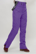 Оптом Полукомбинезон брюки горнолыжные женские фиолетового цвета 66789F в Уфе, фото 15