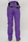 Оптом Полукомбинезон брюки горнолыжные женские фиолетового цвета 66789F, фото 16