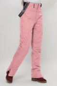 Оптом Полукомбинезон брюки горнолыжные женские розового цвета 66789R в Екатеринбурге, фото 15